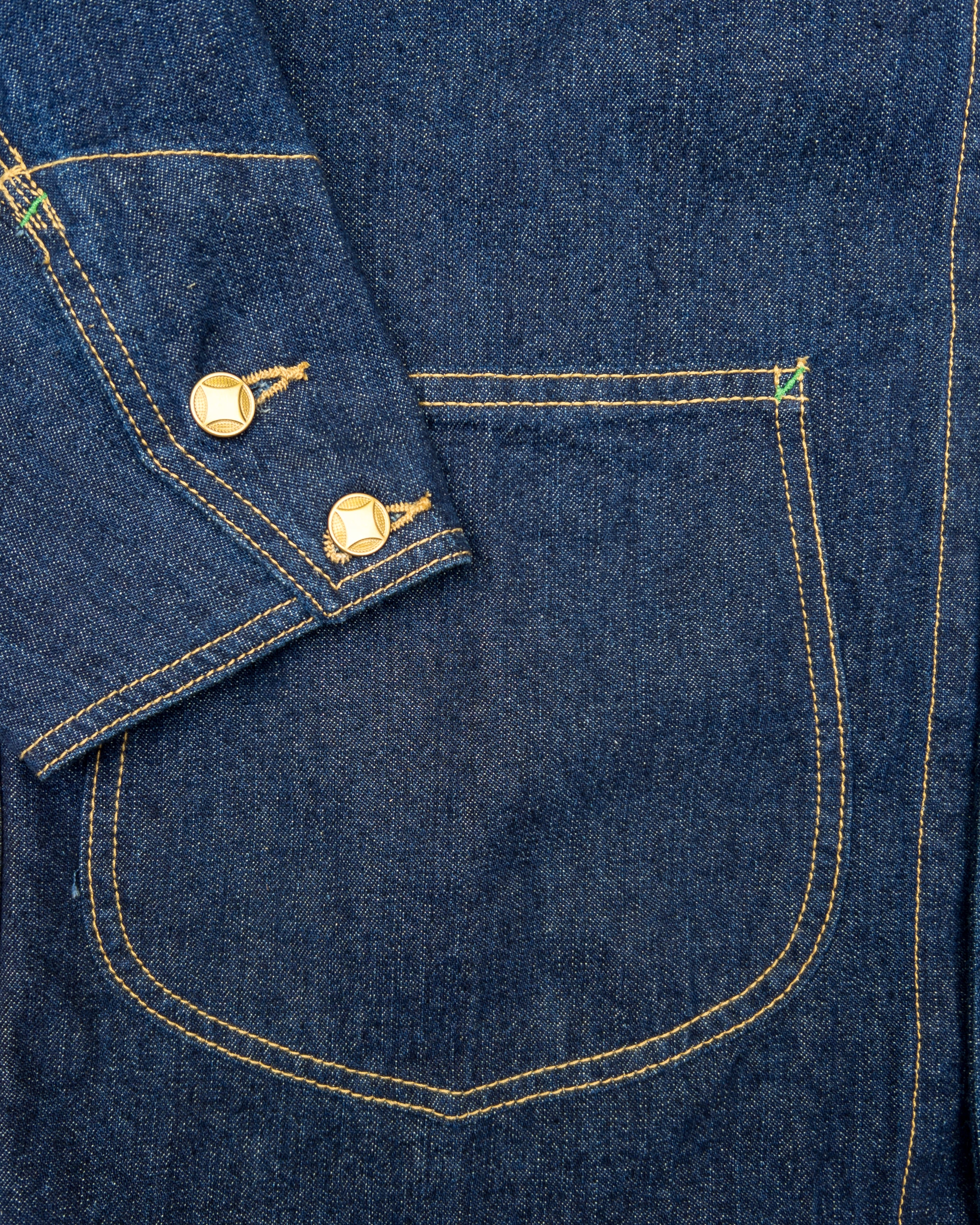 Denim Barn Jacket - Rinsed Indigo - Image 3