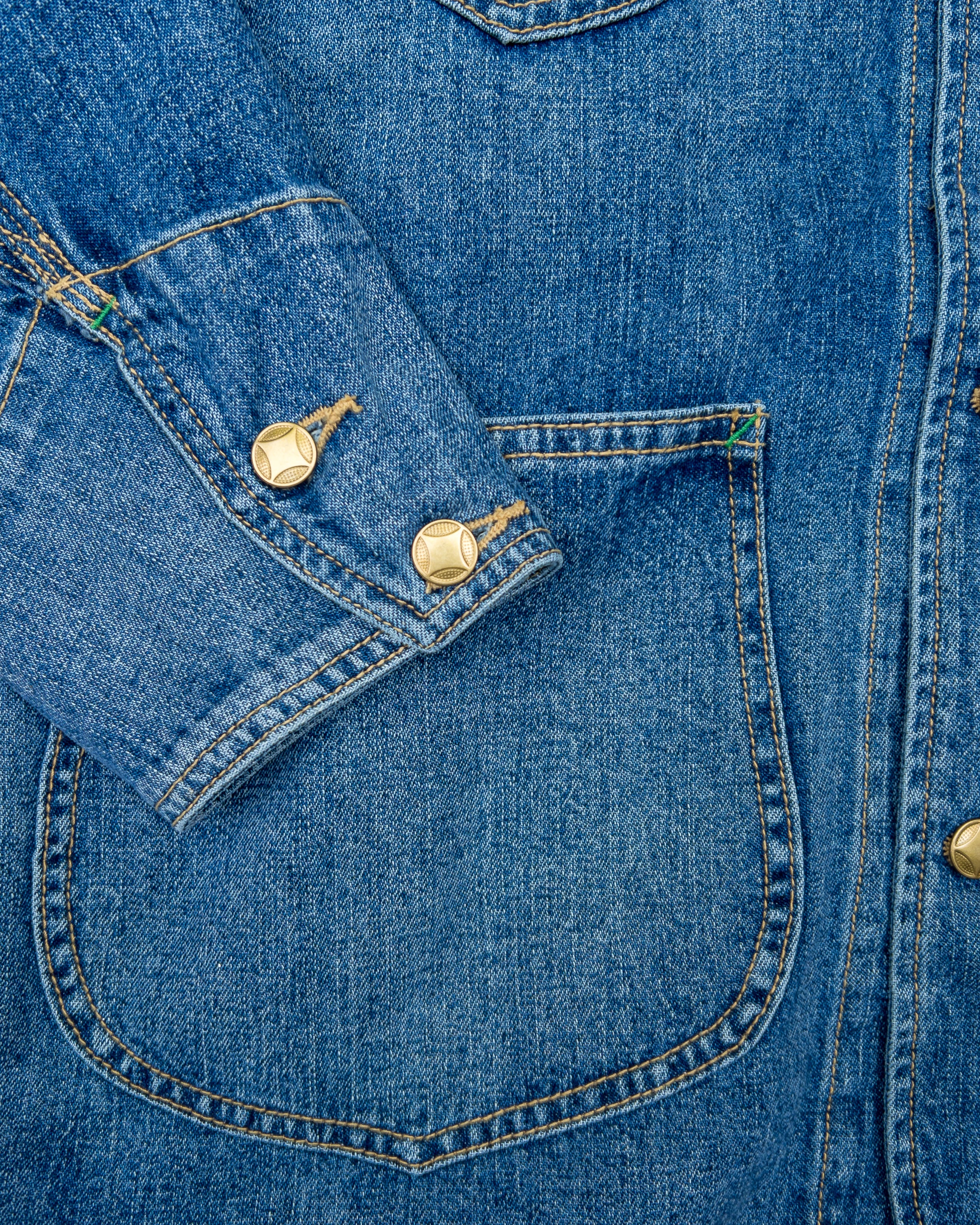 Denim Barn Jacket - Washed Indigo - Image 3