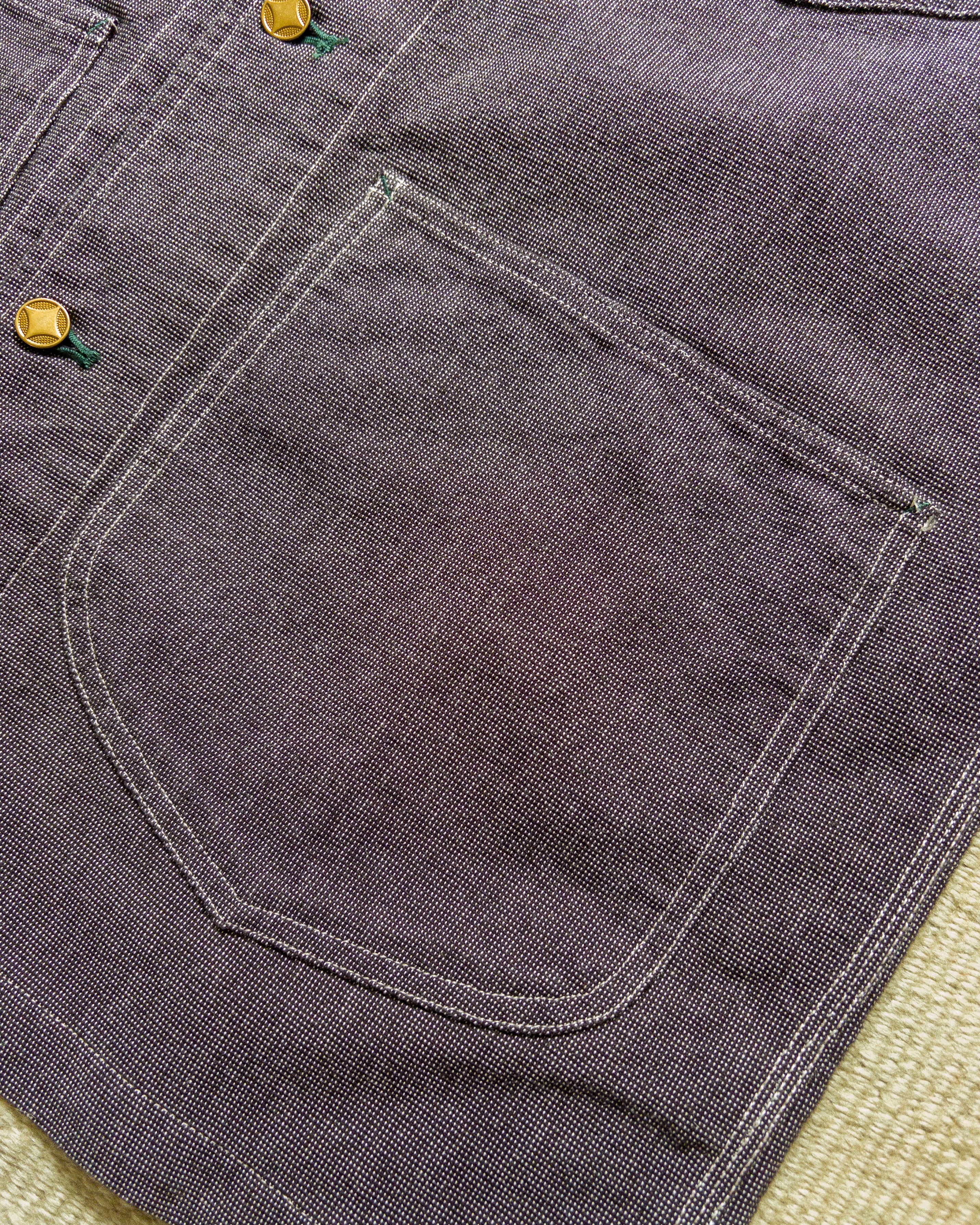 Heavyweight Pinpoint Canvas Barn Jacket - Night Sky - Image 5