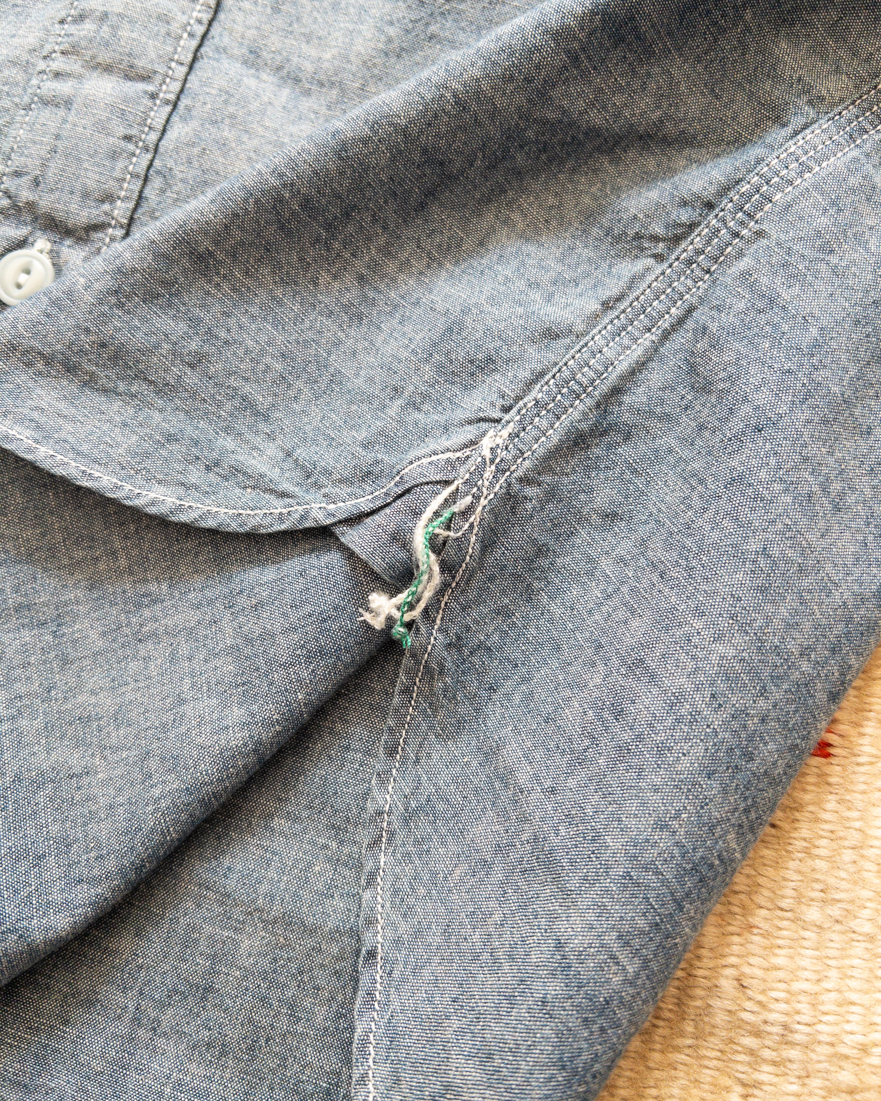 Chambray Workshirt - Rinsed Indigo - Image 4