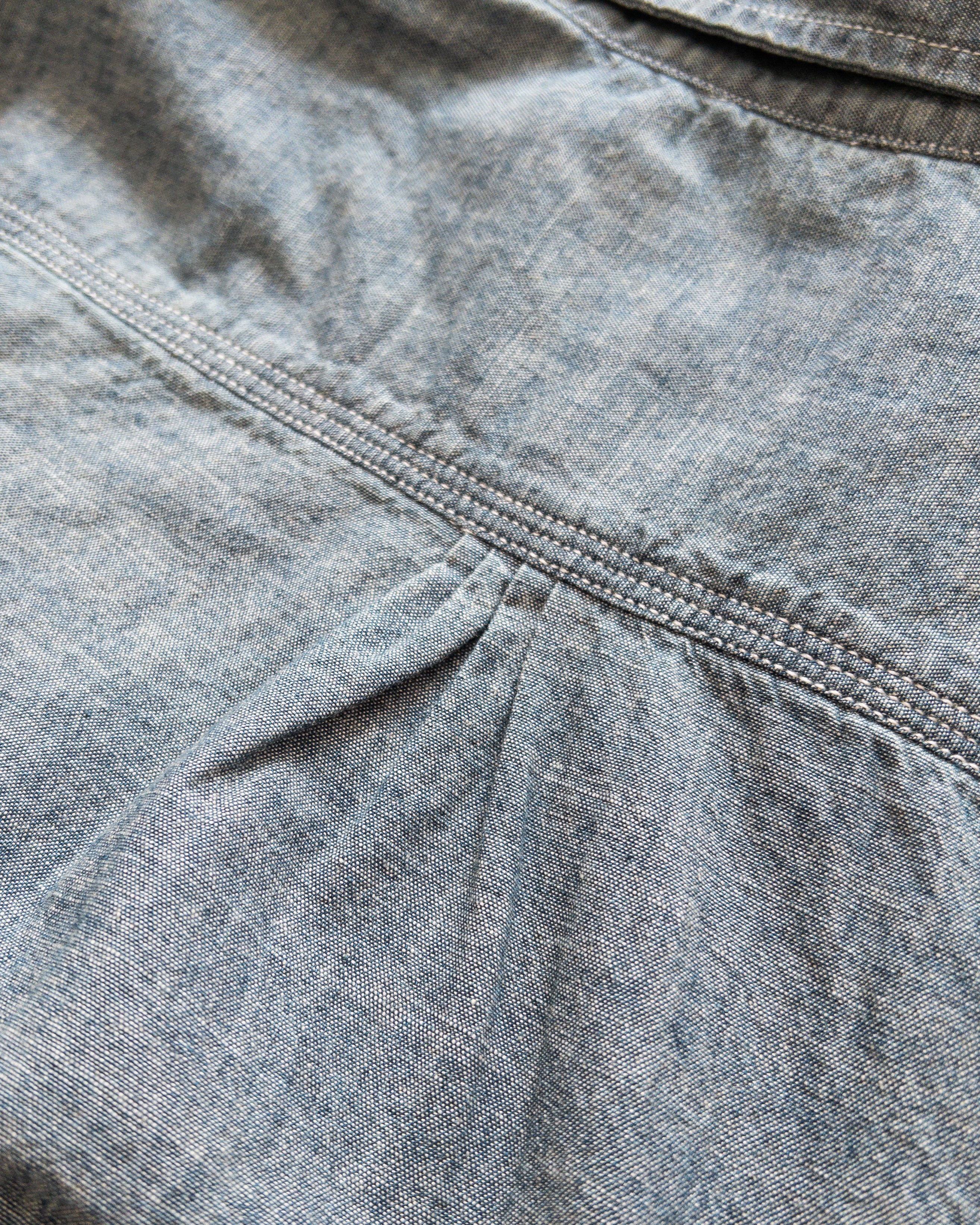 Chambray Workshirt - Rinsed Indigo - Image 5