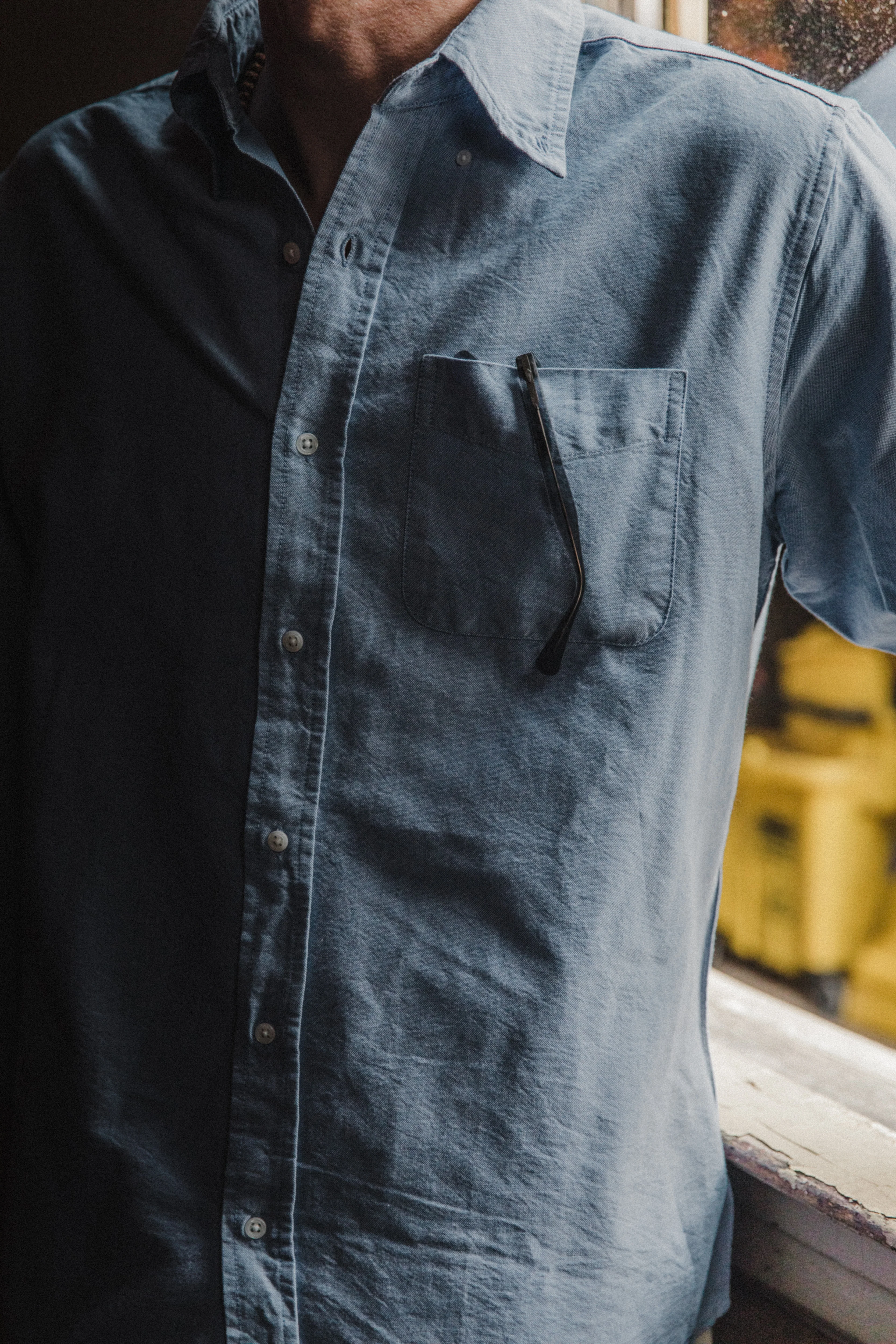 Oxford Cloth Button Down - Vintage Blue - Image 5