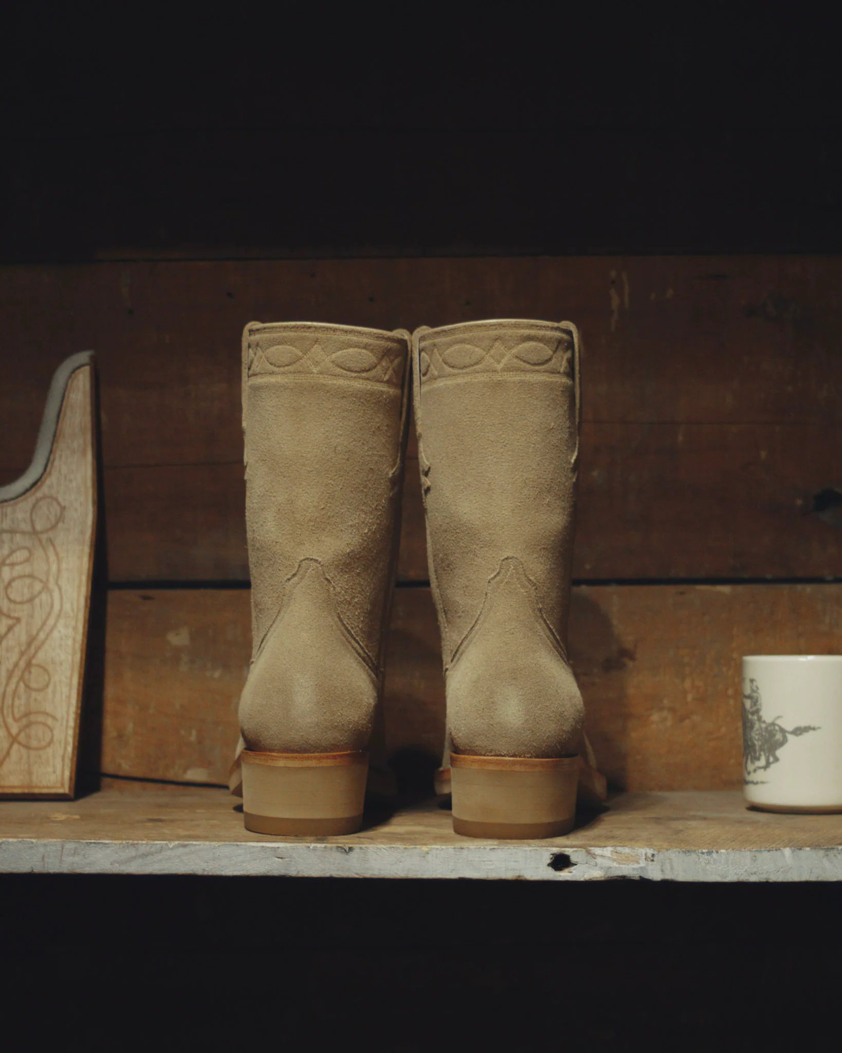 Sand Suede Roper Boots - Image 5
