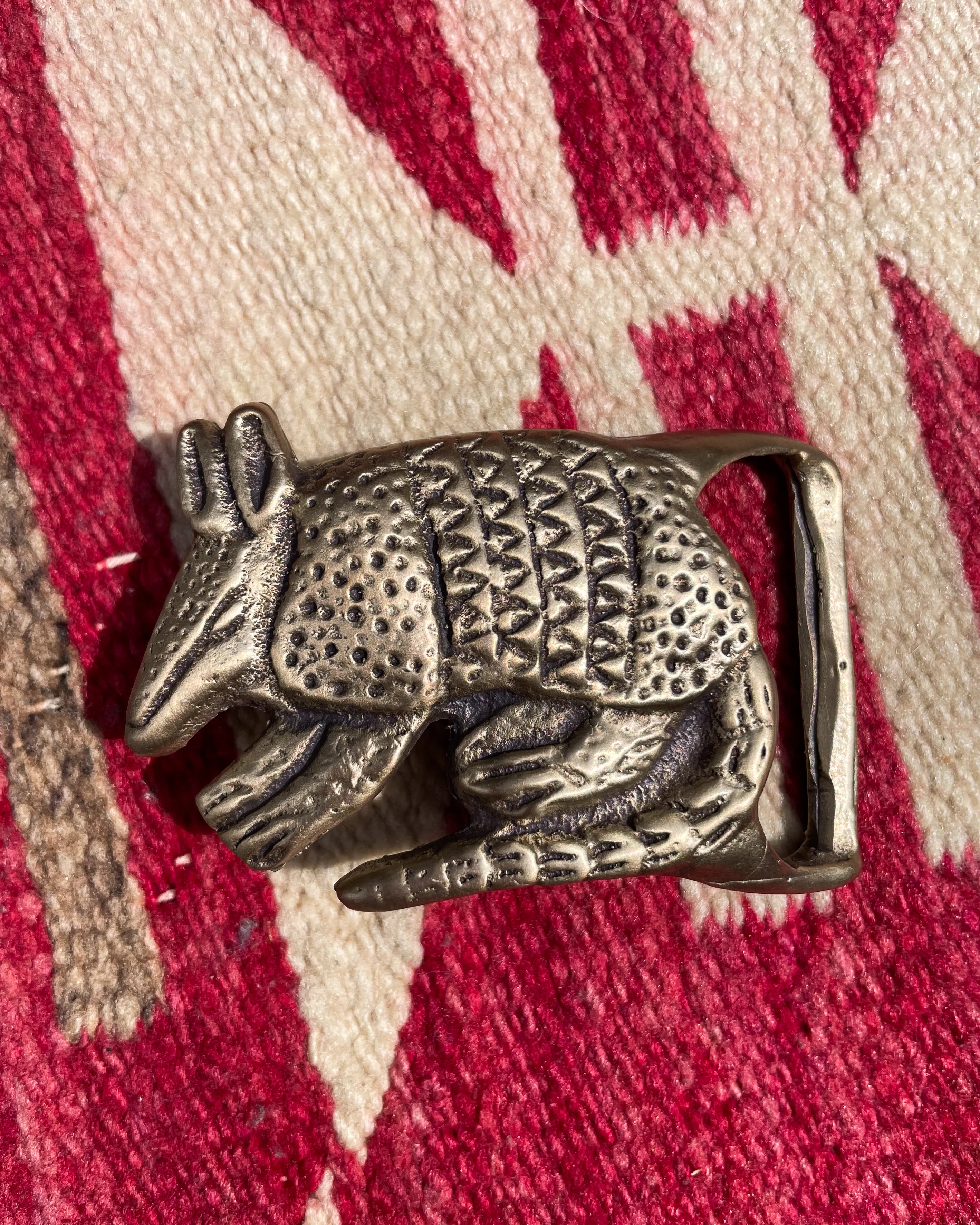 Solid Brass Armadillo Buckle - Image 6